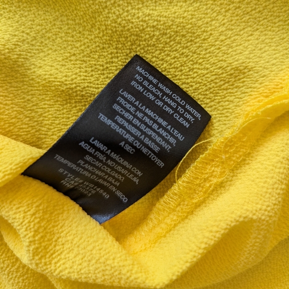 Yellow sheer top - Picture 4 of 4